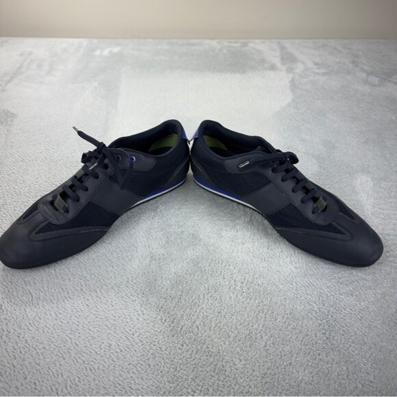 Hugo Boss Dark Sneakers with Blue Highlights - Picture 13 of 14